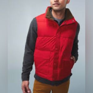 NWT REI CO-OP WALLACE LAKE DOWN VEST RED -  Size: Large